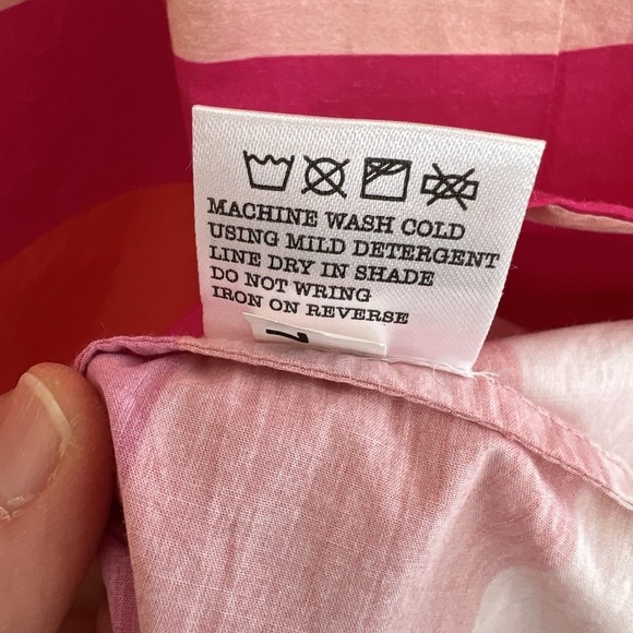 Olivia James The Label Bellini Stripe Louise Dress,Puff Sleeve,Preppy Sz L India - Picture 6 of 11